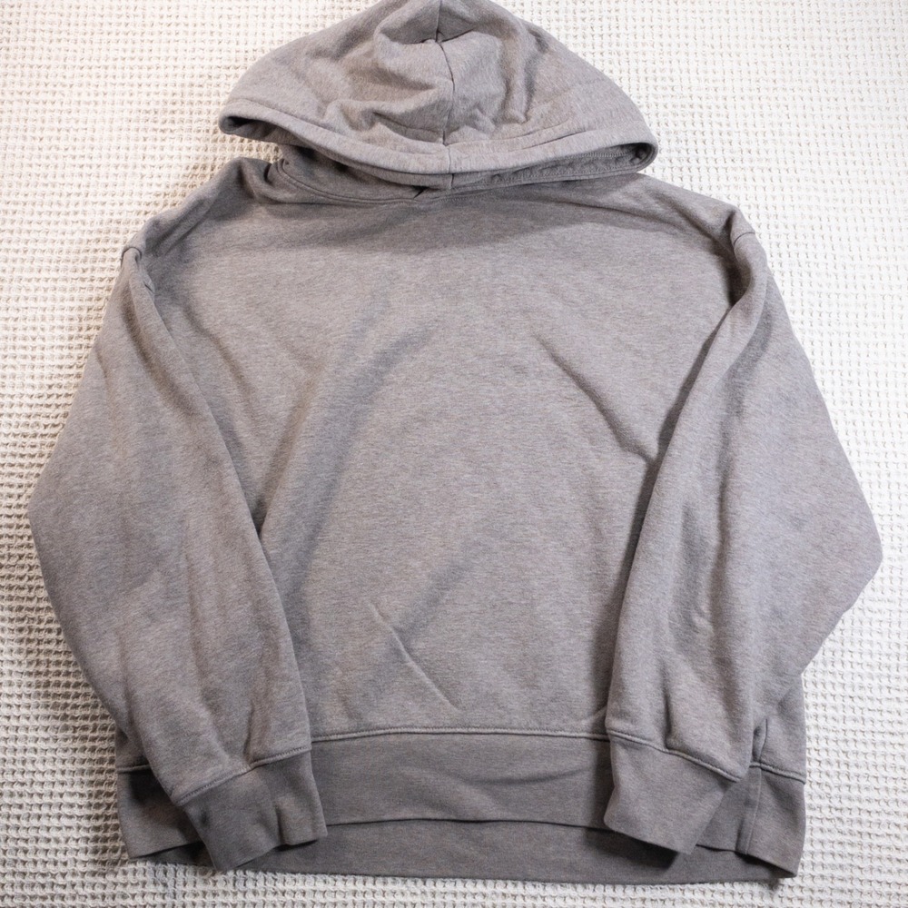 American Eagle Hoodie Mens Medium Brown Gray Fleece Pullover Sweatshirt AE M